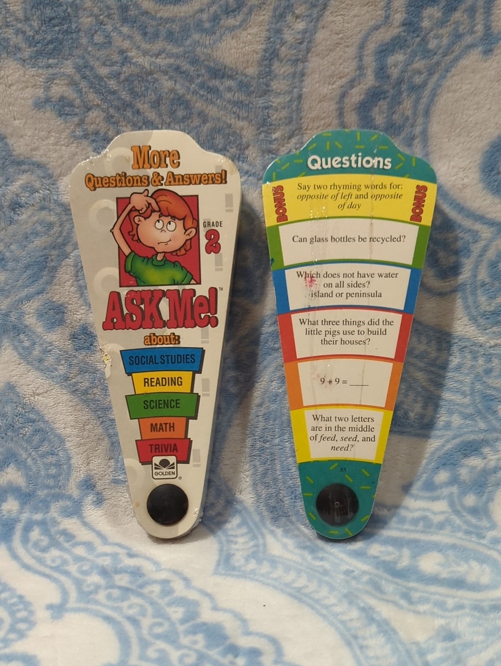 ASK Me! Kids Question & Answer Learning Fan Grade 2